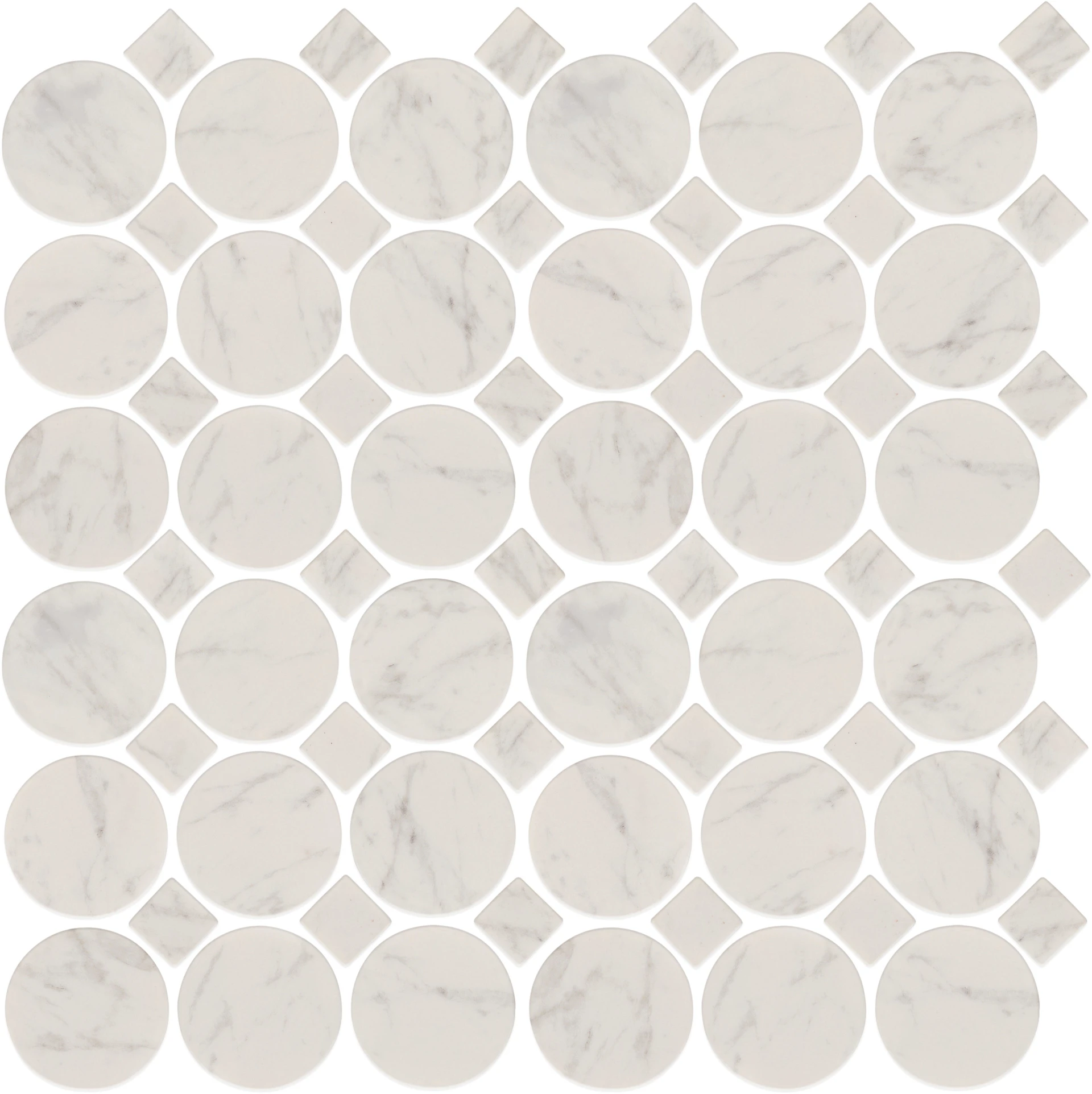 Portobello Carrara Icon Reticolo 12x12 Mosaic