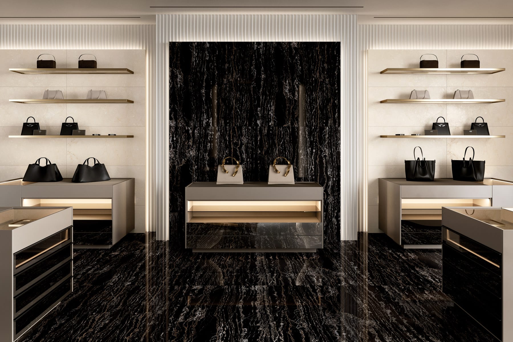 Stonepeak Classic Boutique Regalia Nero - Botticino Beige