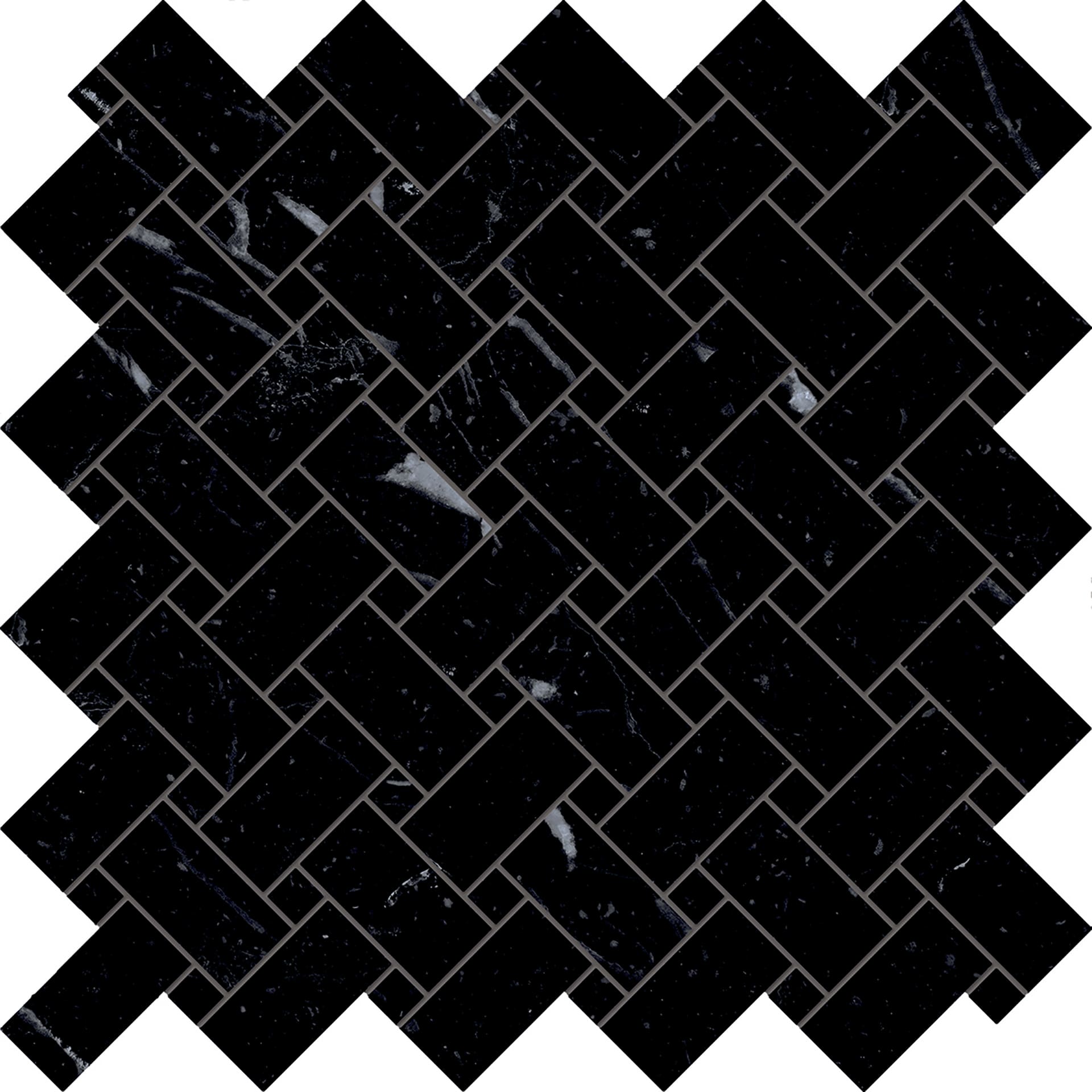 STP-Ebony-Ivory-Nero-Marquinia-12x12-Sheet-Intrecci-Mosaic STP-Ebony-Ivory-Nero-Marquinia-12x12-Sheet-Intrecci-Mosaic
