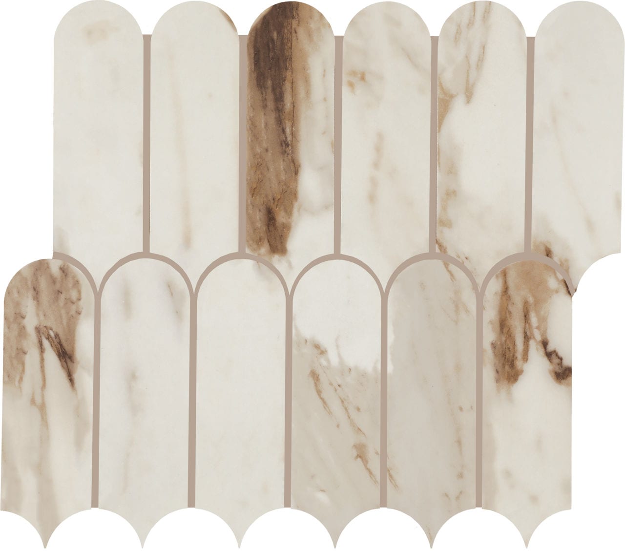 Marazzi-Editorial-MirabelleGold-2x5 FishScale-Mosaic