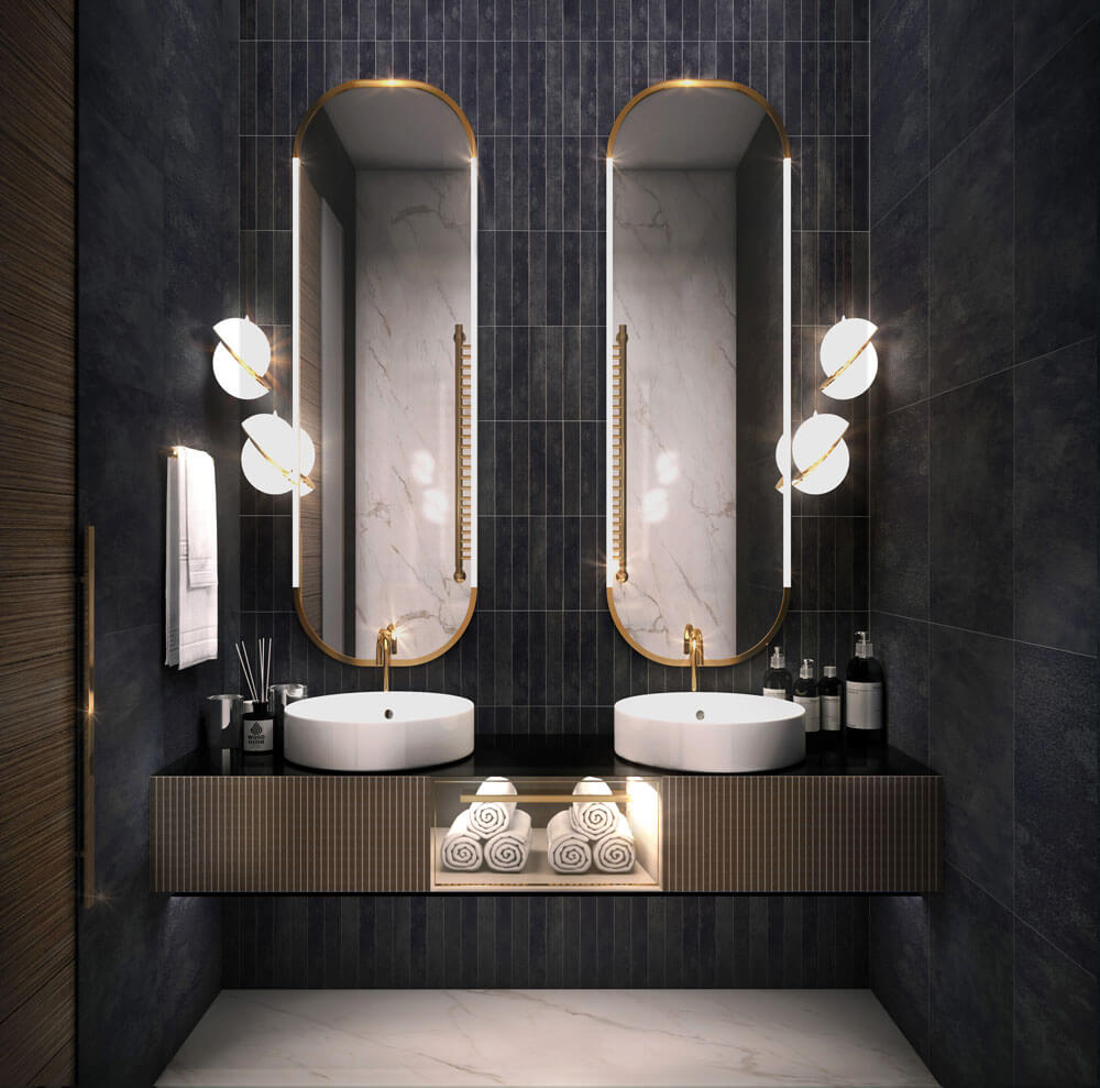 STP_Gilded_Coal_Bathroom_24x24_hon_2x12_Mosaic STP_Gilded_Coal_Bathroom_24x24_hon_2x12_Mosaic