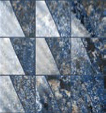 Ceramica-Fioranese Granum Blu Trapezi Mix