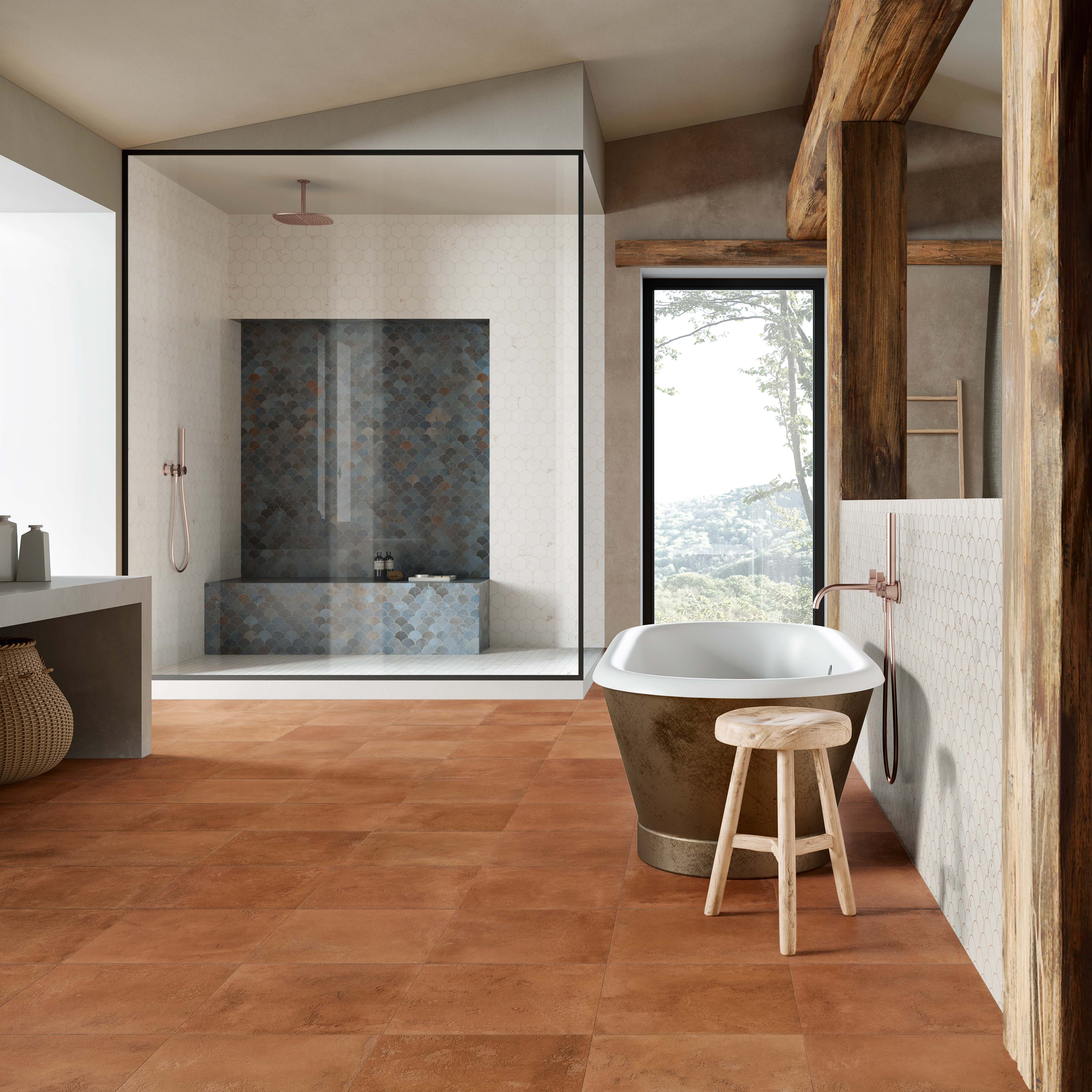 Edimax-Home-Redflame-16x16-Matte-Rectified-Roomscene Edimax-Home-Redflame-16x16-Matte-Rectified-Roomscene