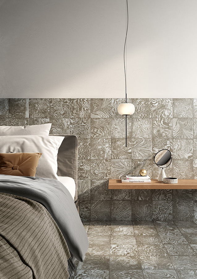 Fioranese-IVariegati-Argilla-8x8-Matte-Roomscene Fioranese-IVariegati-Argilla-8x8-Matte-Roomscene