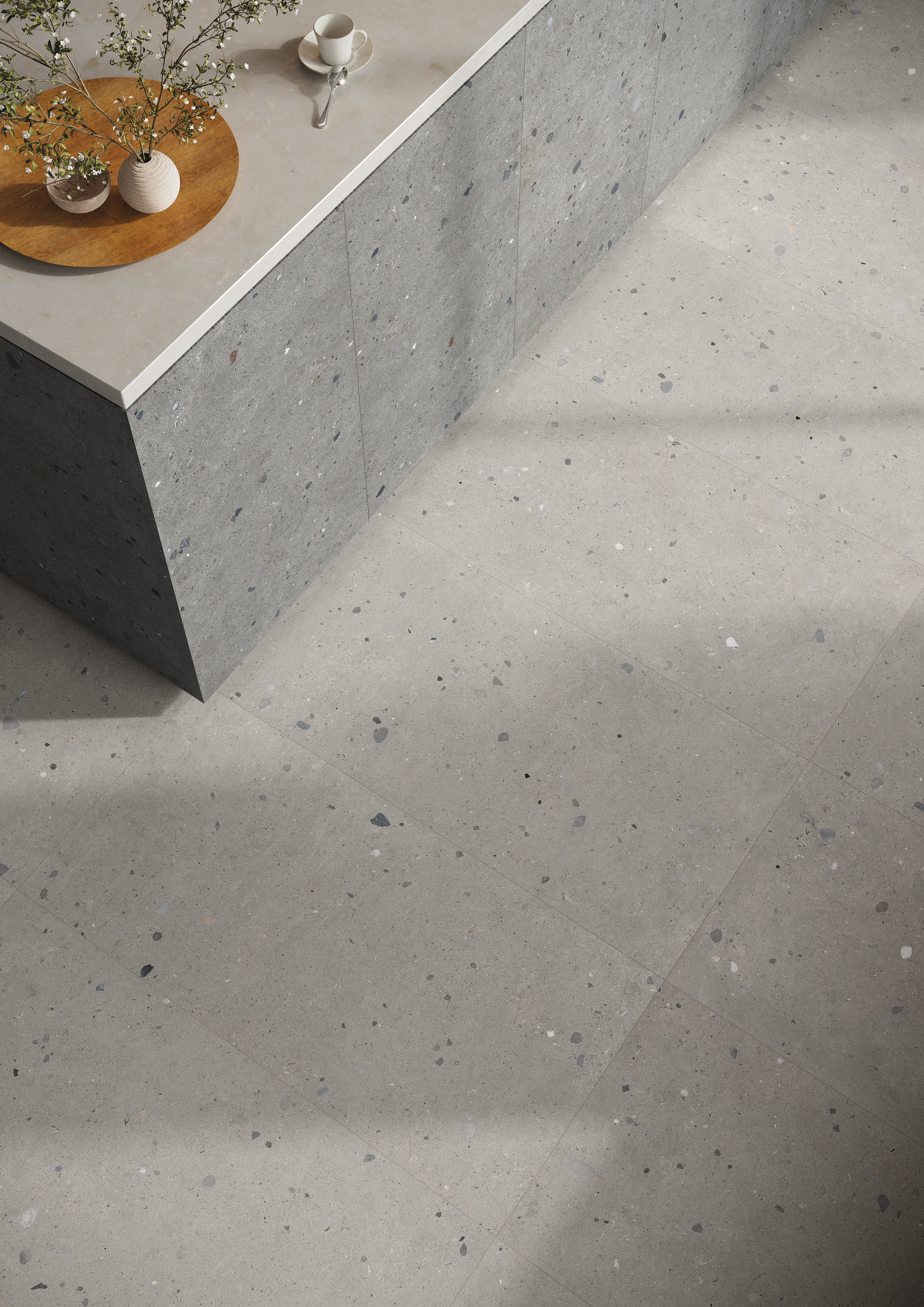 Stonepeak Klastos Light Grey - Dark Gray 24x48 Stonepeak Klastos Light Grey - Dark Gray 24x48
