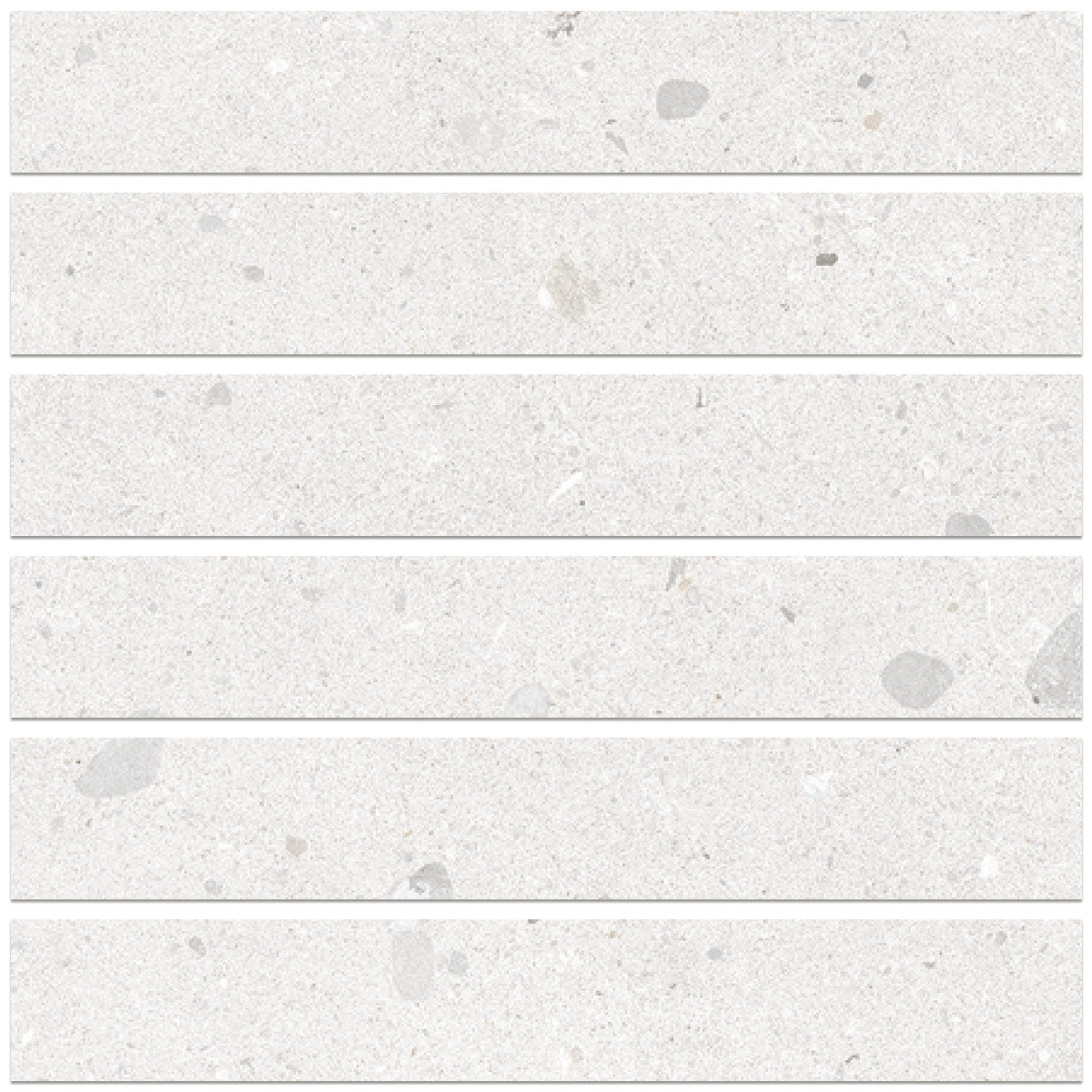 Stonepeak Klastos White 2x12 Mosaic Stonepeak Klastos White 2x12 Mosaic