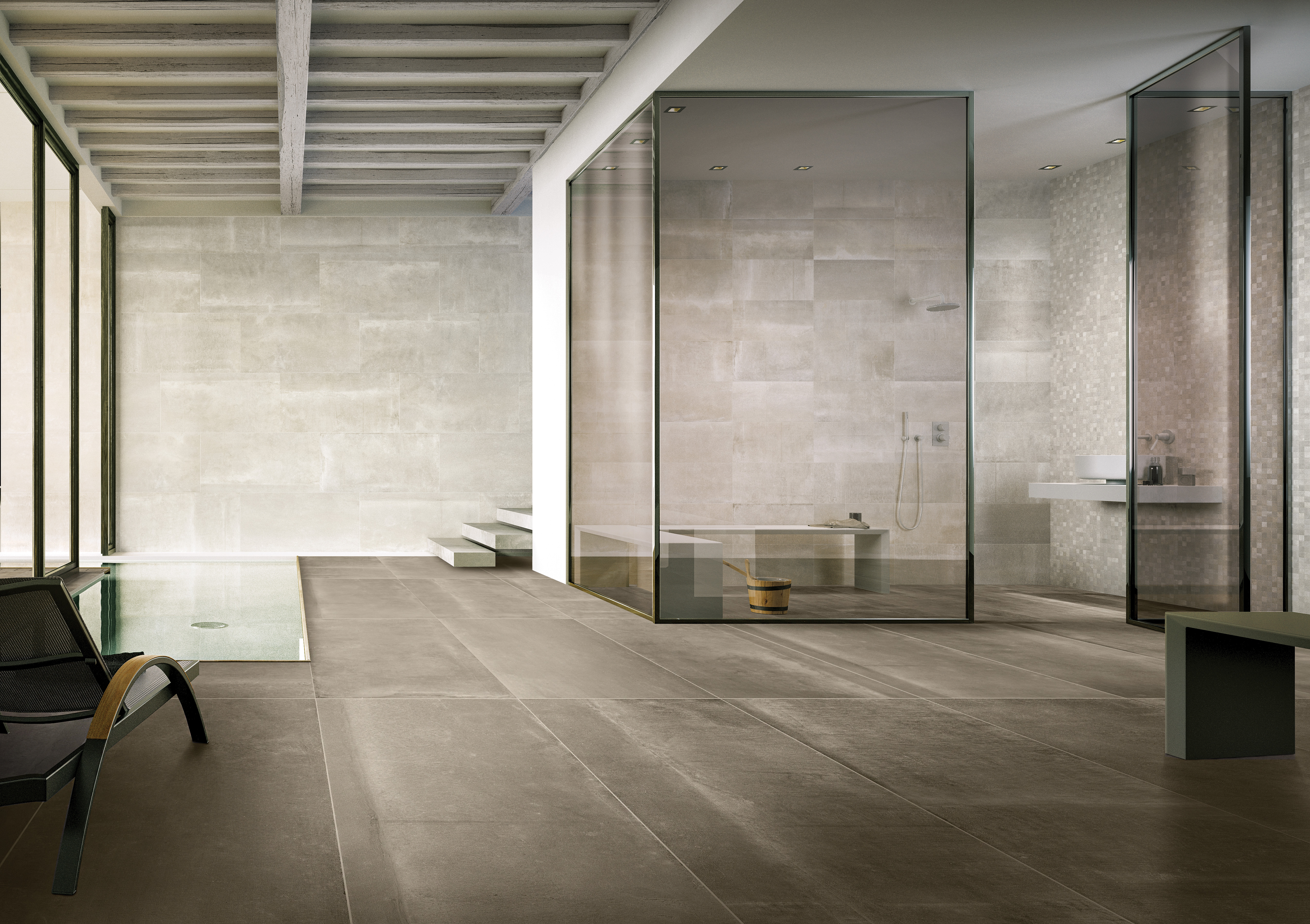 STP-Matrix-Reloaded-Silver-Wall-Steel-24x48-Matte-Rectified-Floor-Roomscene STP-Matrix-Reloaded-Silver-Wall-Steel-24x48-Matte-Rectified-Floor-Roomscene