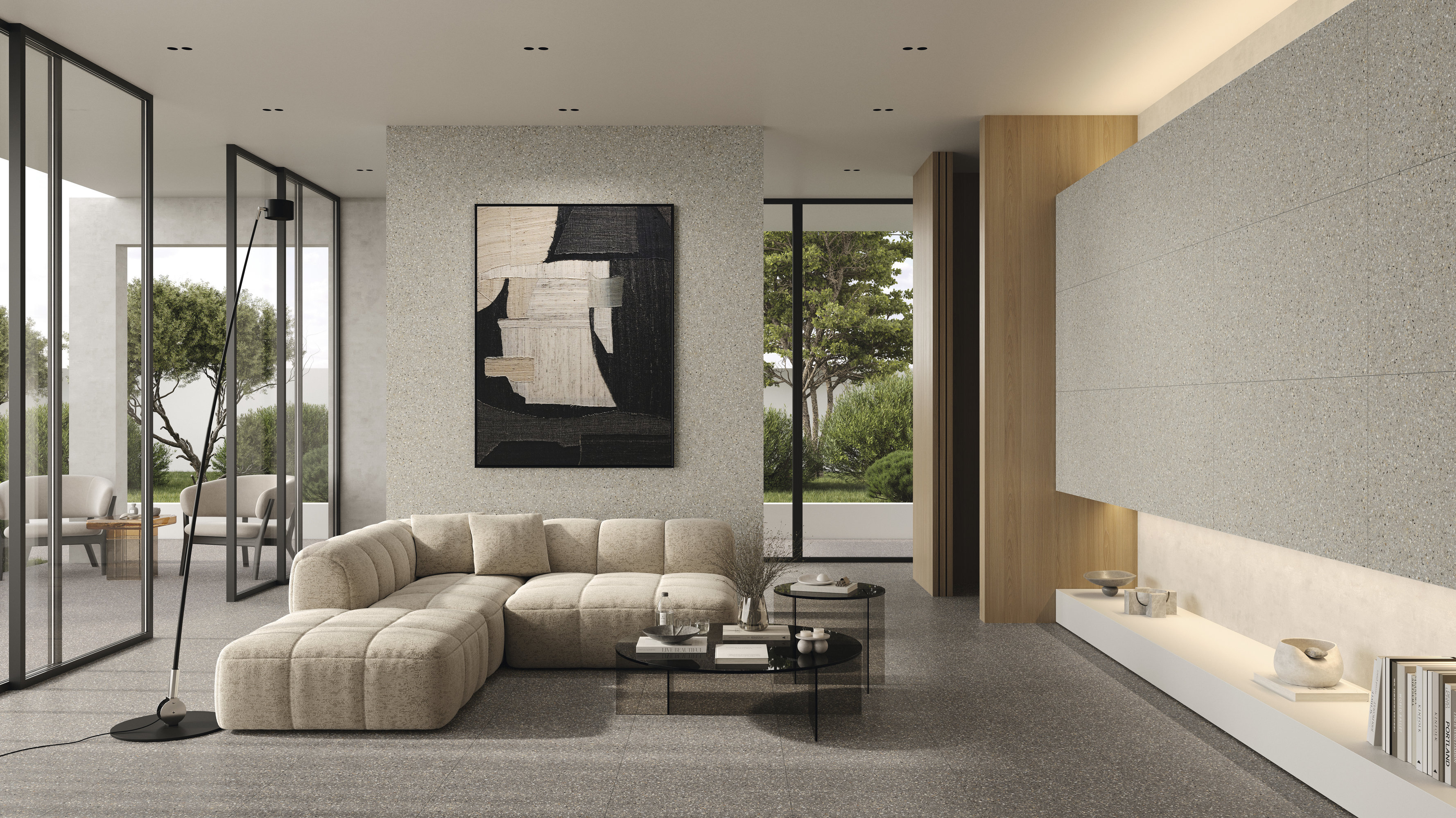 StonePeak-Mystere-LightGrey-DarkGrey-Roomscene StonePeak-Mystere-LightGrey-DarkGrey-Roomscene