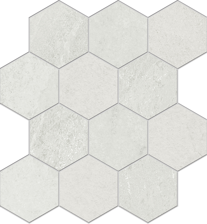 Edimax-Nuances-White-Hexagon-Mosaic-12x13-Matte-Rectified