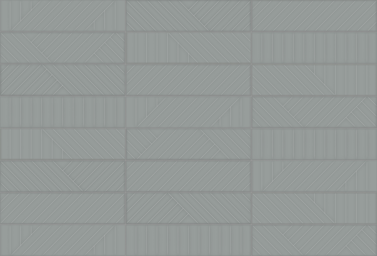 STP-Polygon-3x12-Charcoal-Maze-Glossy-Pressed