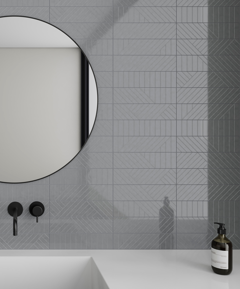STP-Polygon-Charcoal-3x12-Maze-Glossy-Pressed-Roomscene