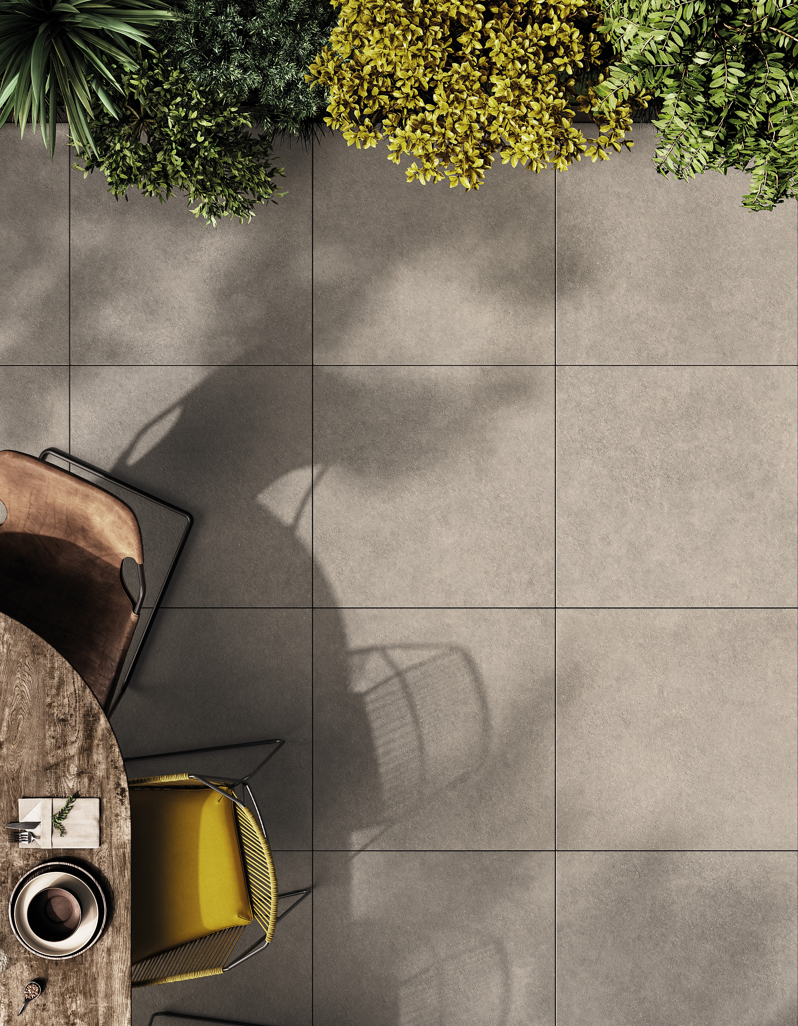 Mirage-ReConcrete-Liquorice-24x24-Matte-Roomscene