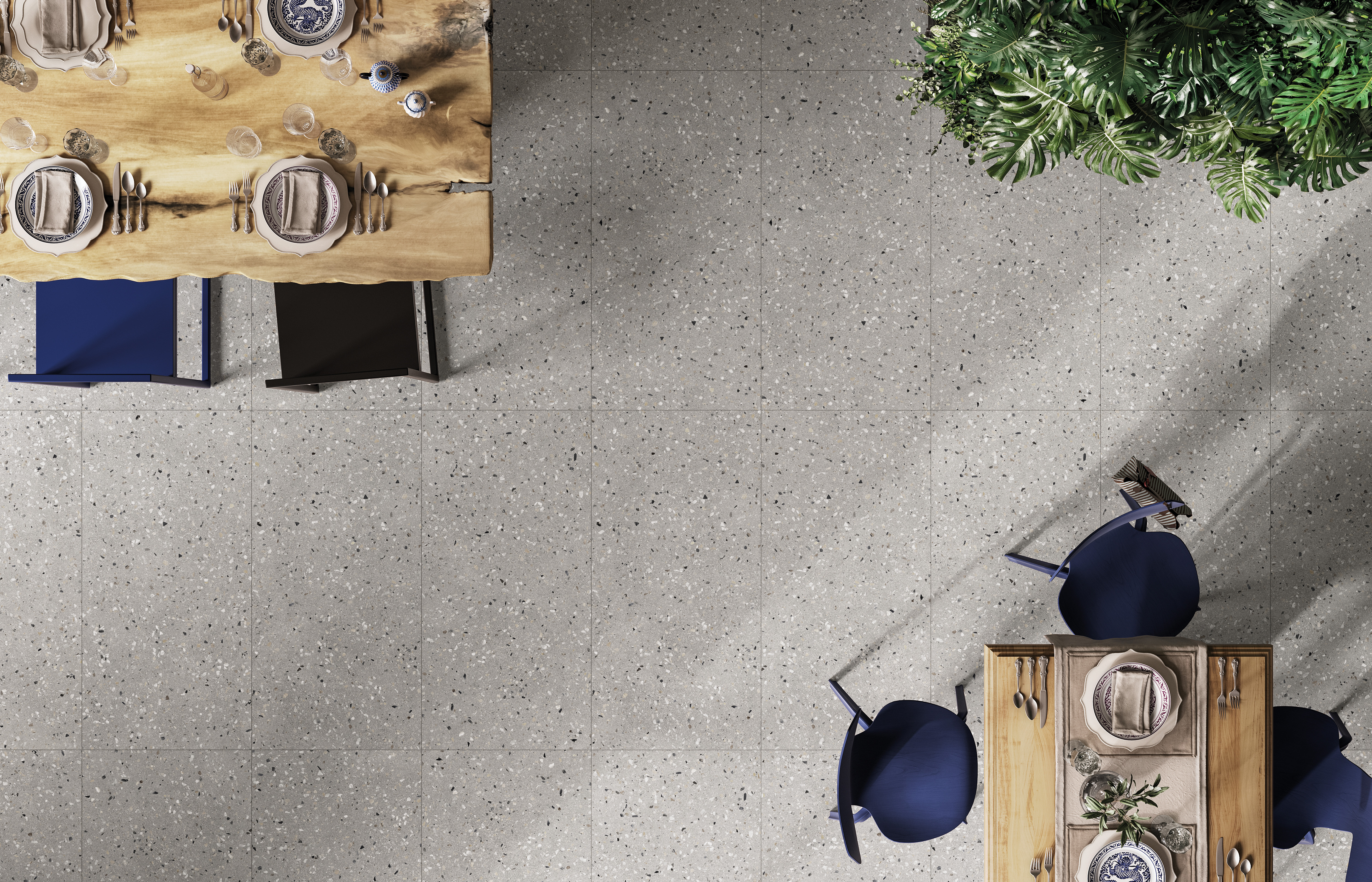 Mirage-ReConcrete-TerrazzoArtic-24x48-Matte-Roomscene