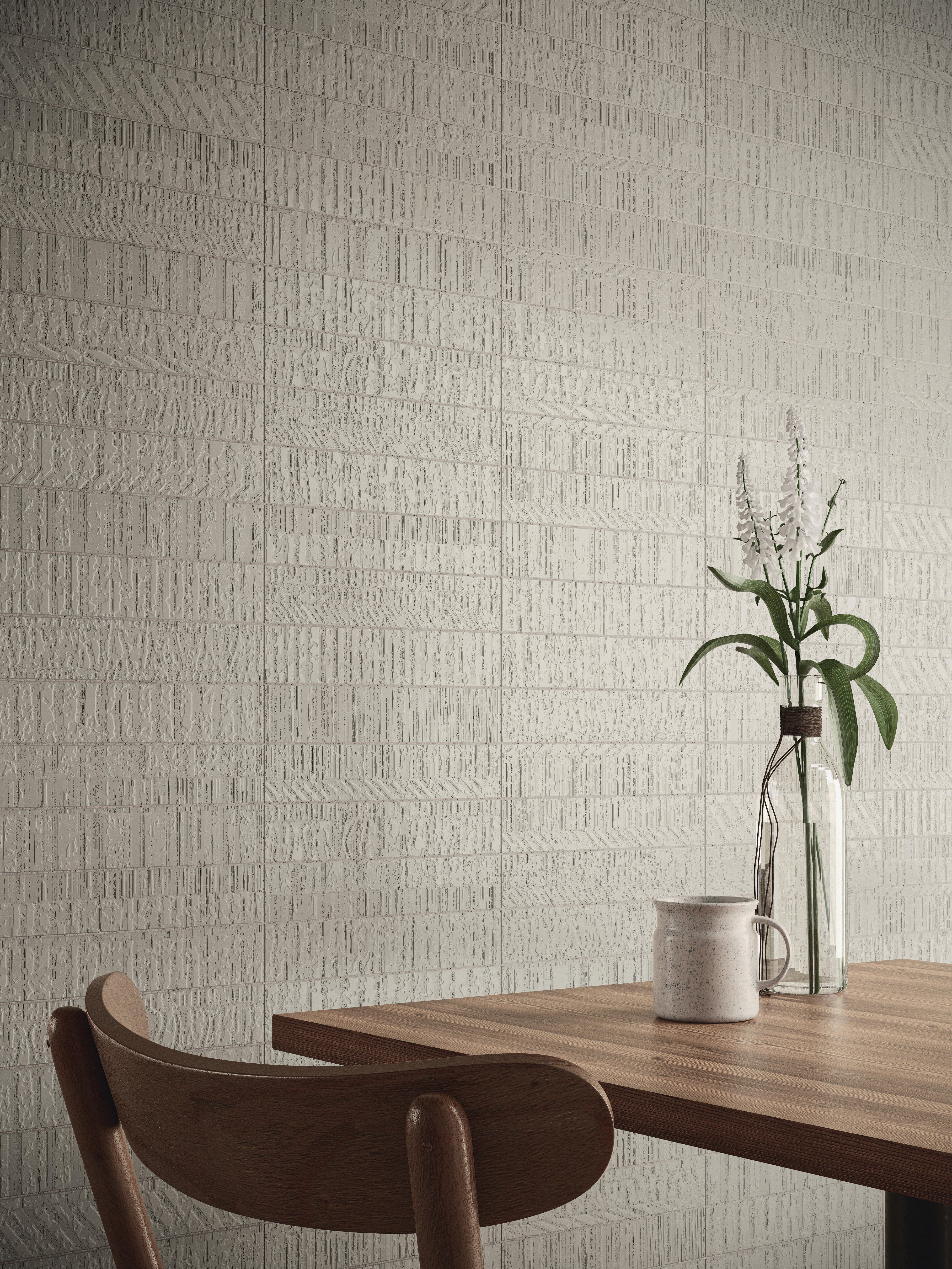 Mirage-ReGea-Avorio-Trame-2x12-Wall-Matte-Roomscene Mirage-ReGea-Avorio-Trame-2x12-Wall-Matte-Roomscene