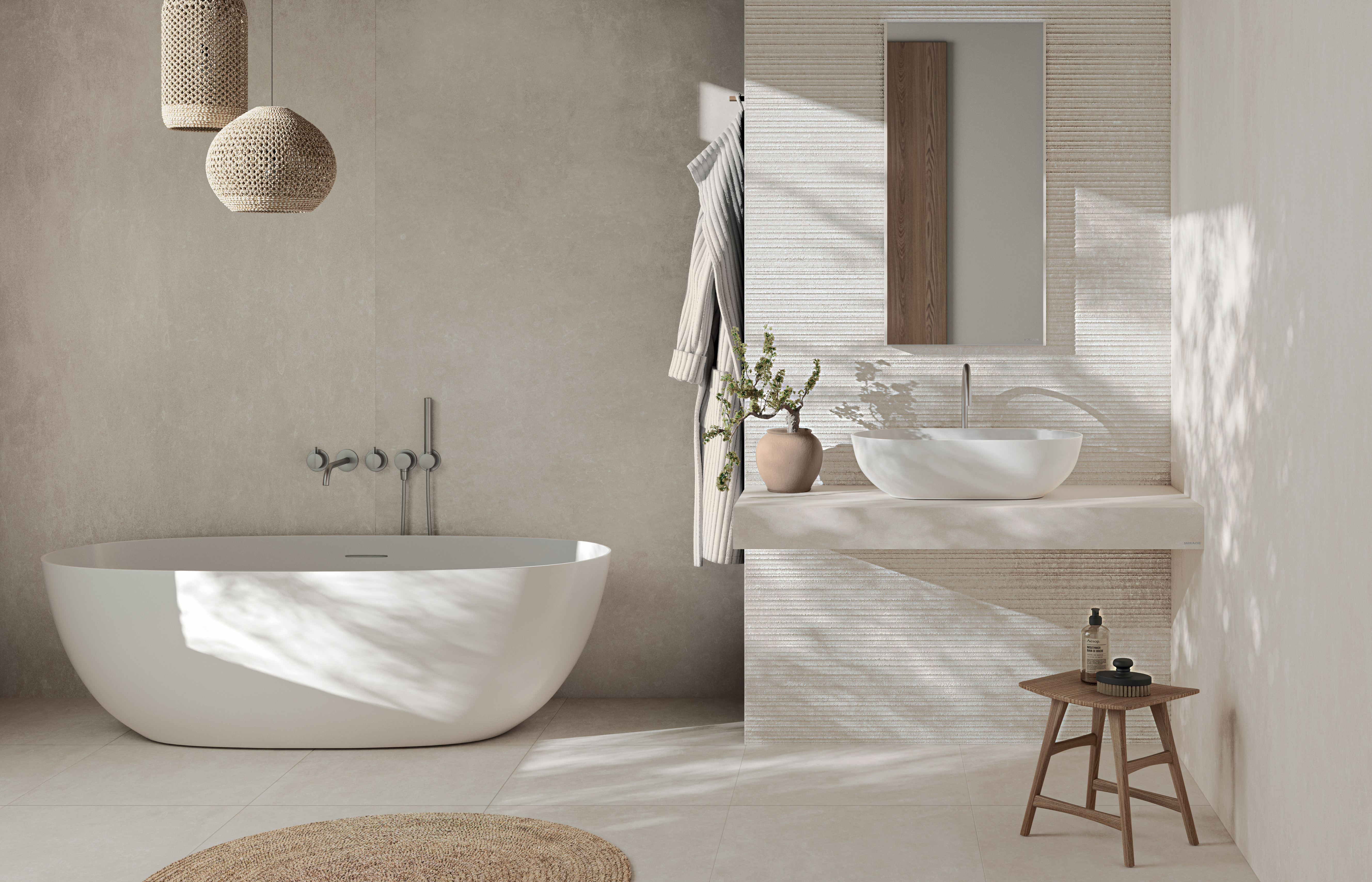 Mirage-ReGea-Ragusa-Bands-24x48-24x24-Matte-Roomscene Mirage-ReGea-Ragusa-Bands-24x48-24x24-Matte-Roomscene