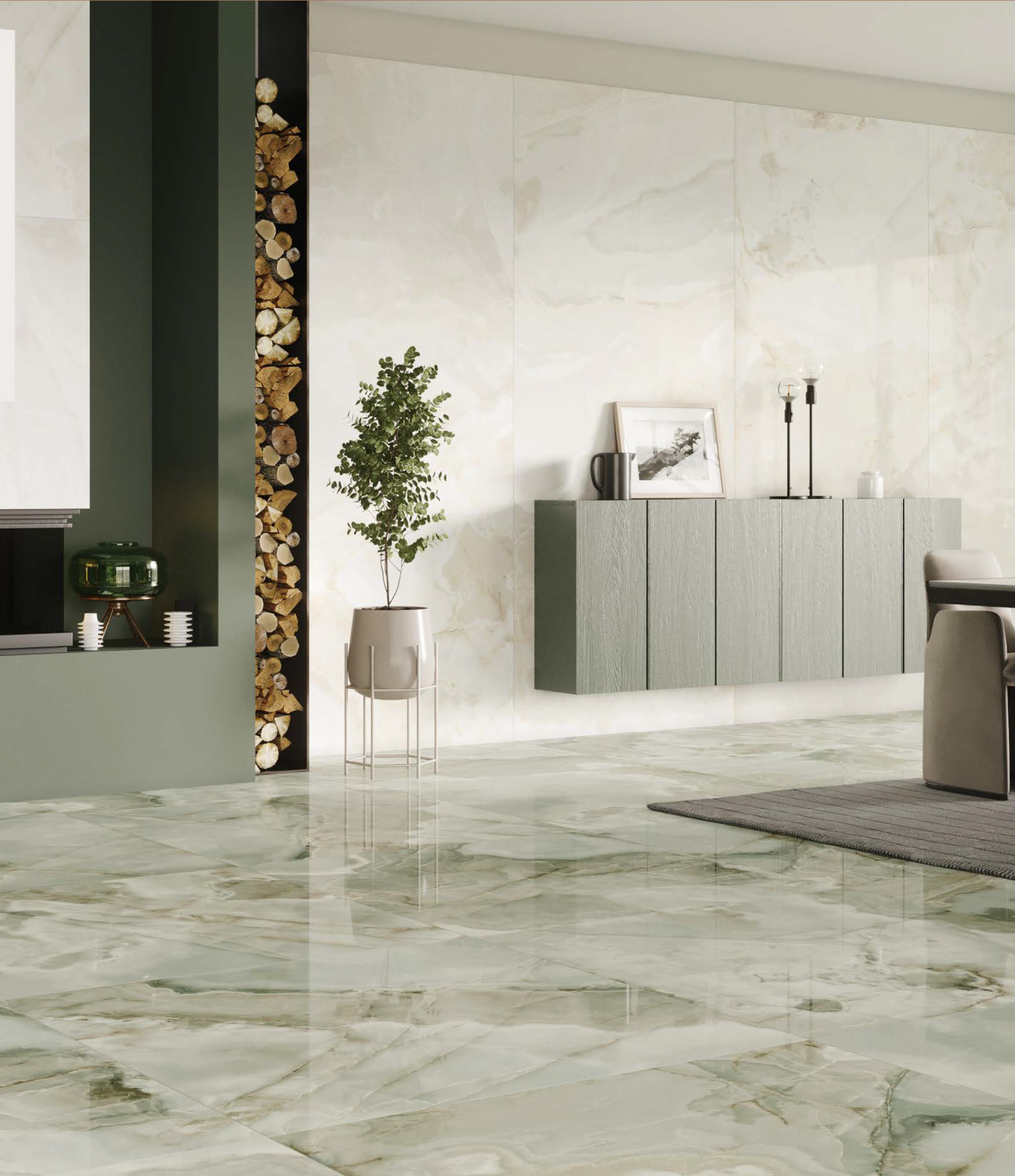 FLORIM-Reves-Perle-48x111-Glossy-Wall-Jade-48x48-Glossy-Floor-Roomscene.jpg