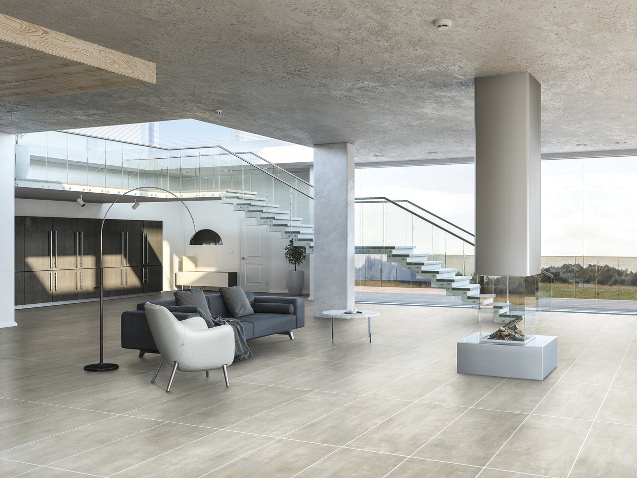 Runway-Ash-12x24-Natural-Rectified-Roomscene Runway-Ash-12x24-Natural-Rectified-Roomscene