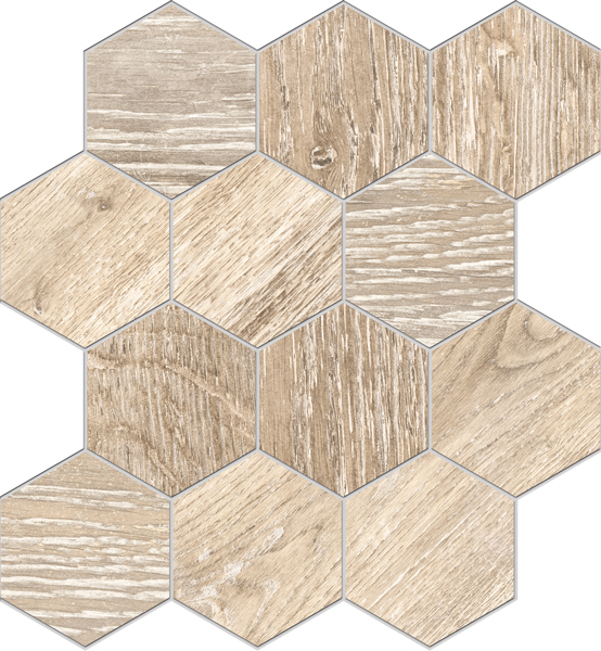 Edimax-Shizen-Miele-12x13-Matte-Hex-Mosaic Edimax-Shizen-Miele-12x13-Matte-Hex-Mosaic