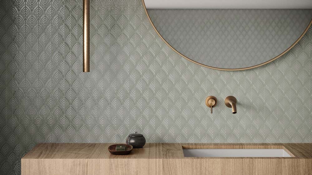 STP Sobu Soft Sage Scallop Mosaic Lifestyle