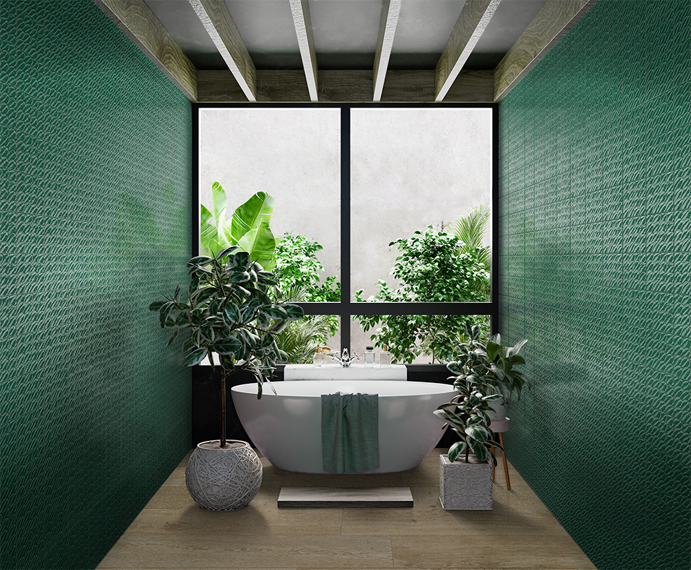 Ragno-Sol-Verde-Foglia-3D-6x6-Glossy Ragno-Sol-Verde-Foglia-3D-6x6-Glossy