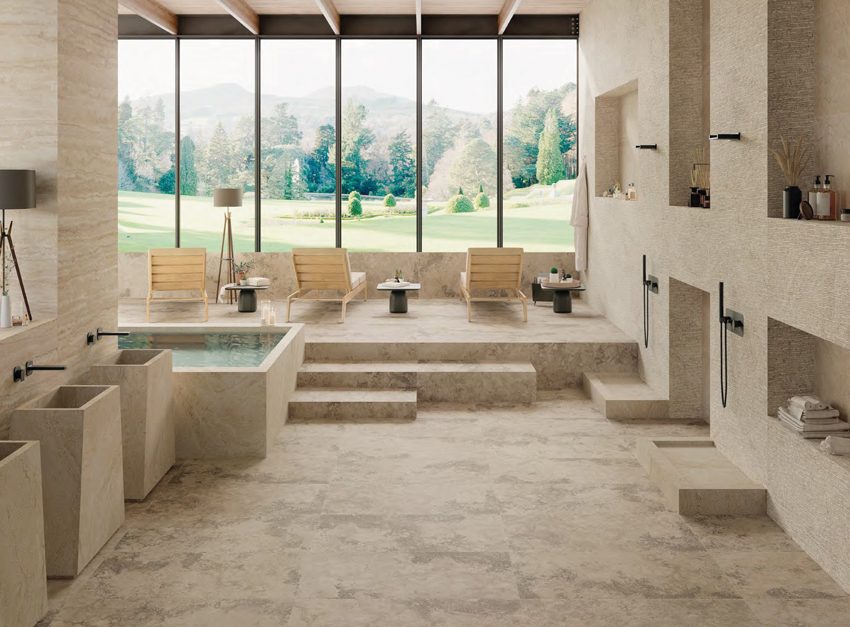 Provenza-UniqueTravertine-Cream-AllStyle-24x48-Rectified-Roomscene Provenza-UniqueTravertine-Cream-AllStyle-24x48-Rectified-Roomscene