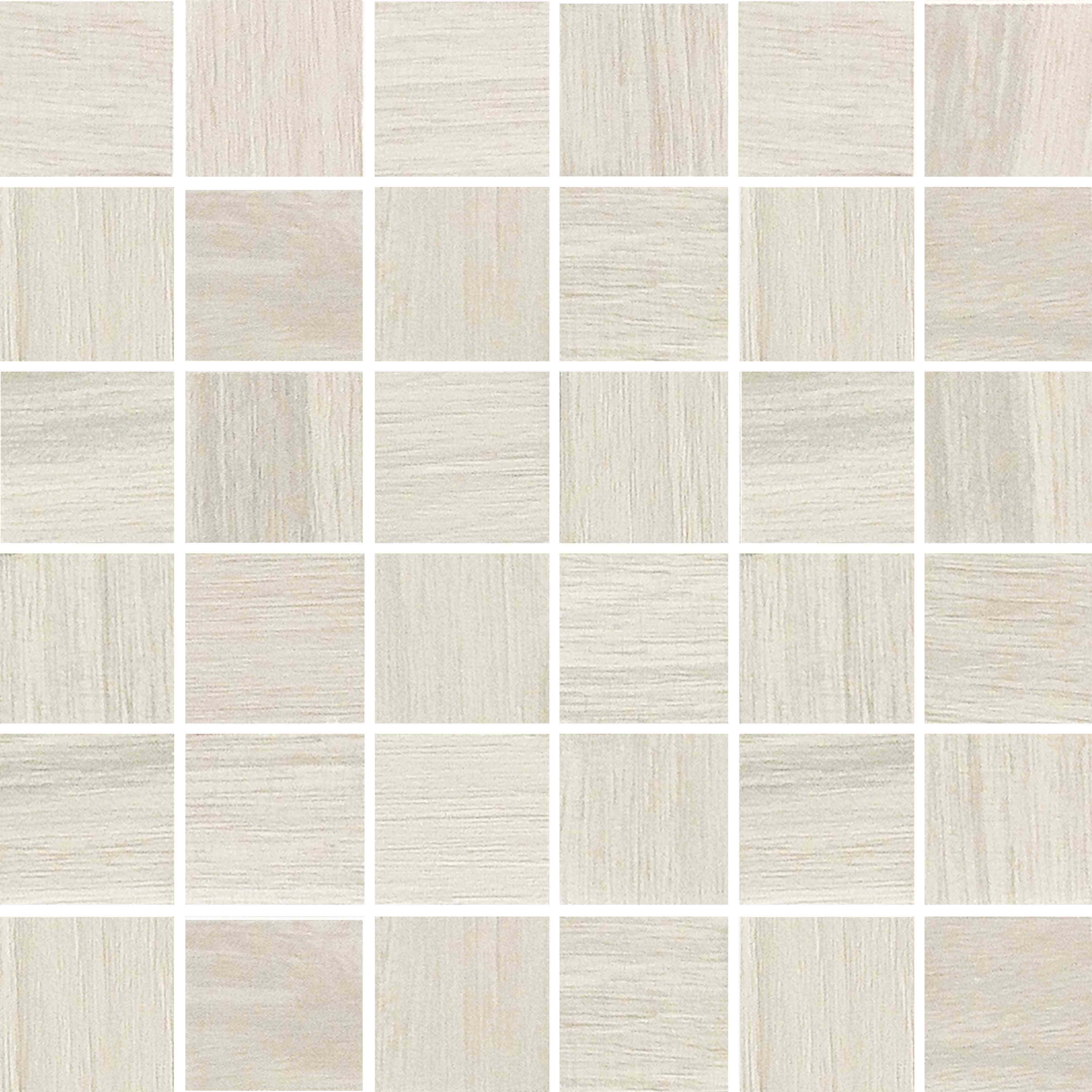 Casa Dolce Casa Wooden Tile Wooden White 2x2 Mosaic