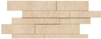 Imola Concrete Project B 12x24 Linear 3D Mosaic