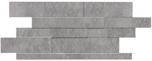 Imola Concrete Project G 12x24 Linear 3D Mosaic