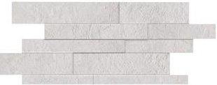 Imola Concrete Project W 12x24 Linear 3D Mosaic