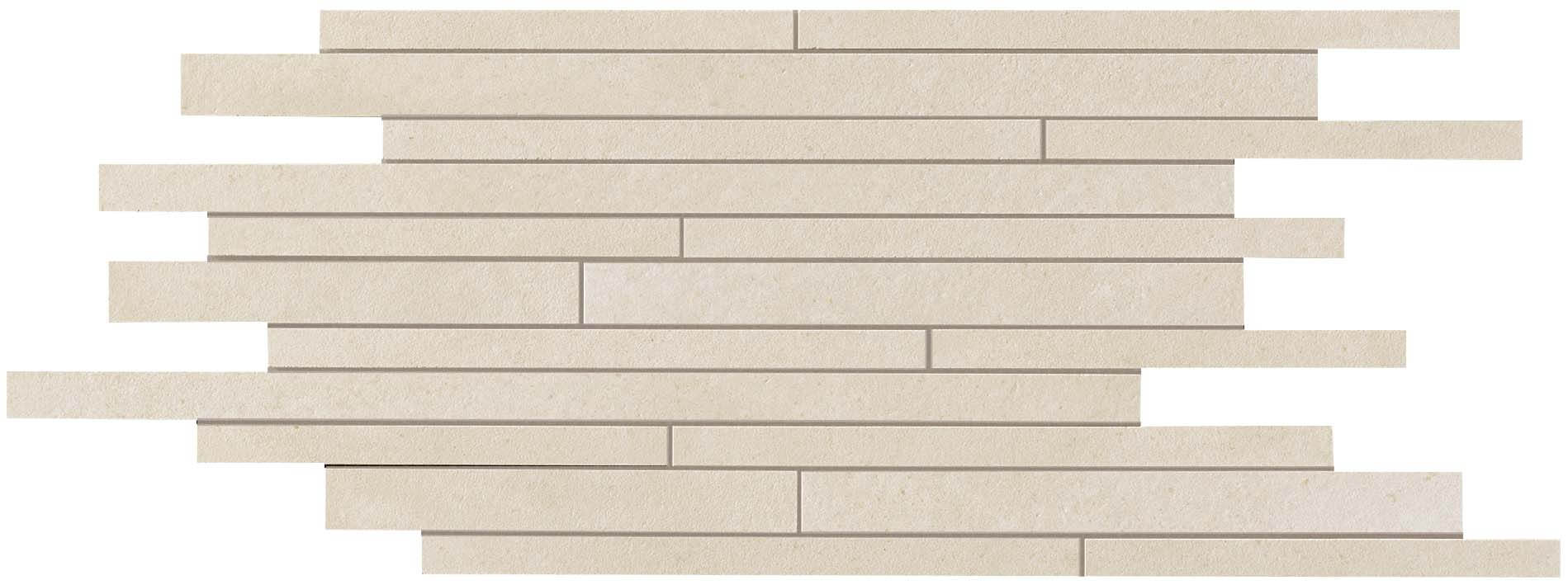 Atlas Kone White 12" x 24" Linear Brick