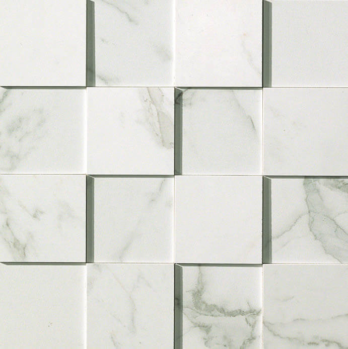 Marvel Calacatta 3D-Mosaic 12x12 Marvel Calacatta 3D-Mosaic 12x12