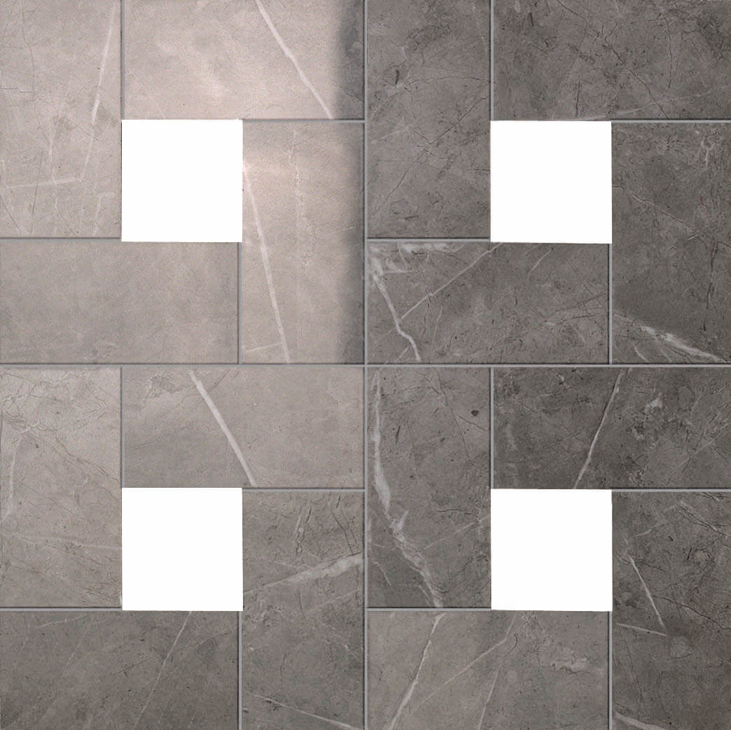 Marvel Grey Cassettone 18x18 Marvel Grey Cassettone 18x18