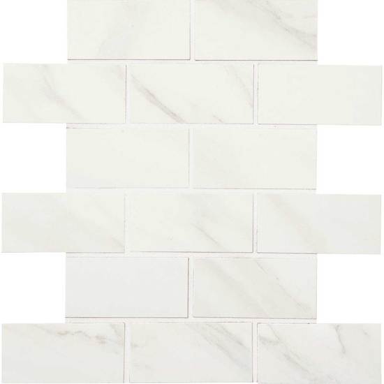 Mirasol Bianco Carrara Brick Mosaic Mirasol Bianco Carrara Brick Mosaic