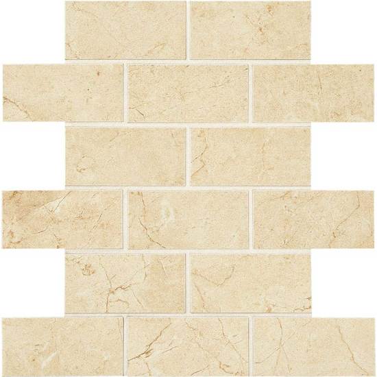 Mirasol Crema Laila Brick Mosaic