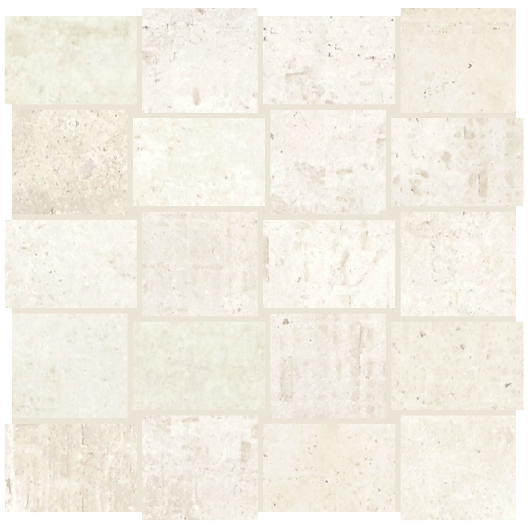 STP Recoupe Platinum White 2x3 Modern Weave