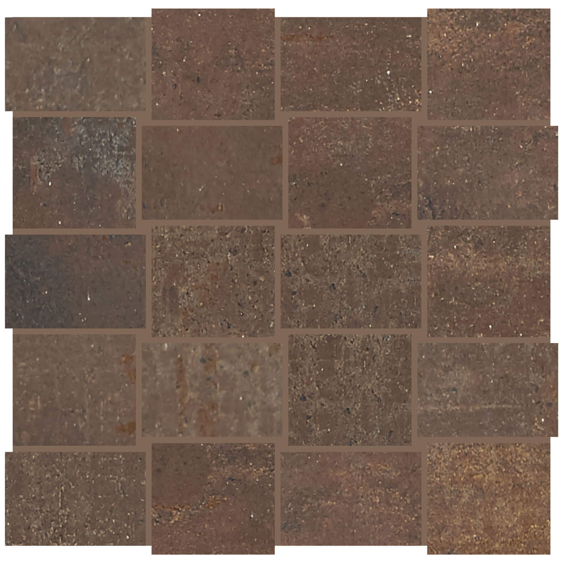 STP Recoupe Rusted Brown 2x3 Modern Weave