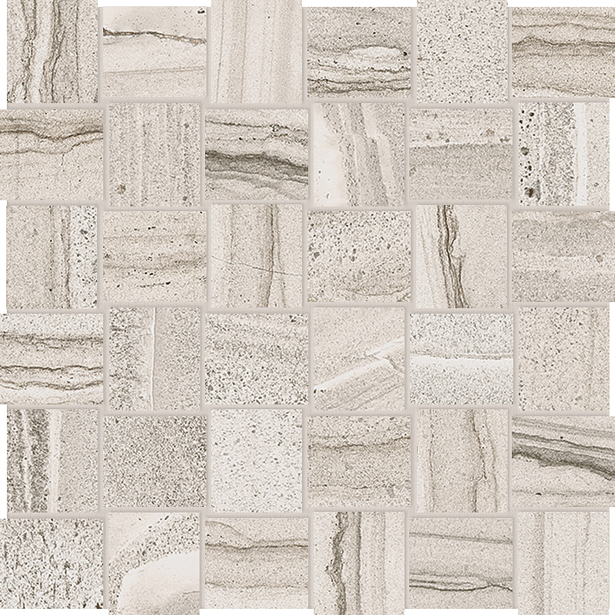 Specialty Tile Products Sandscape White Sand Basketweave Mosaic