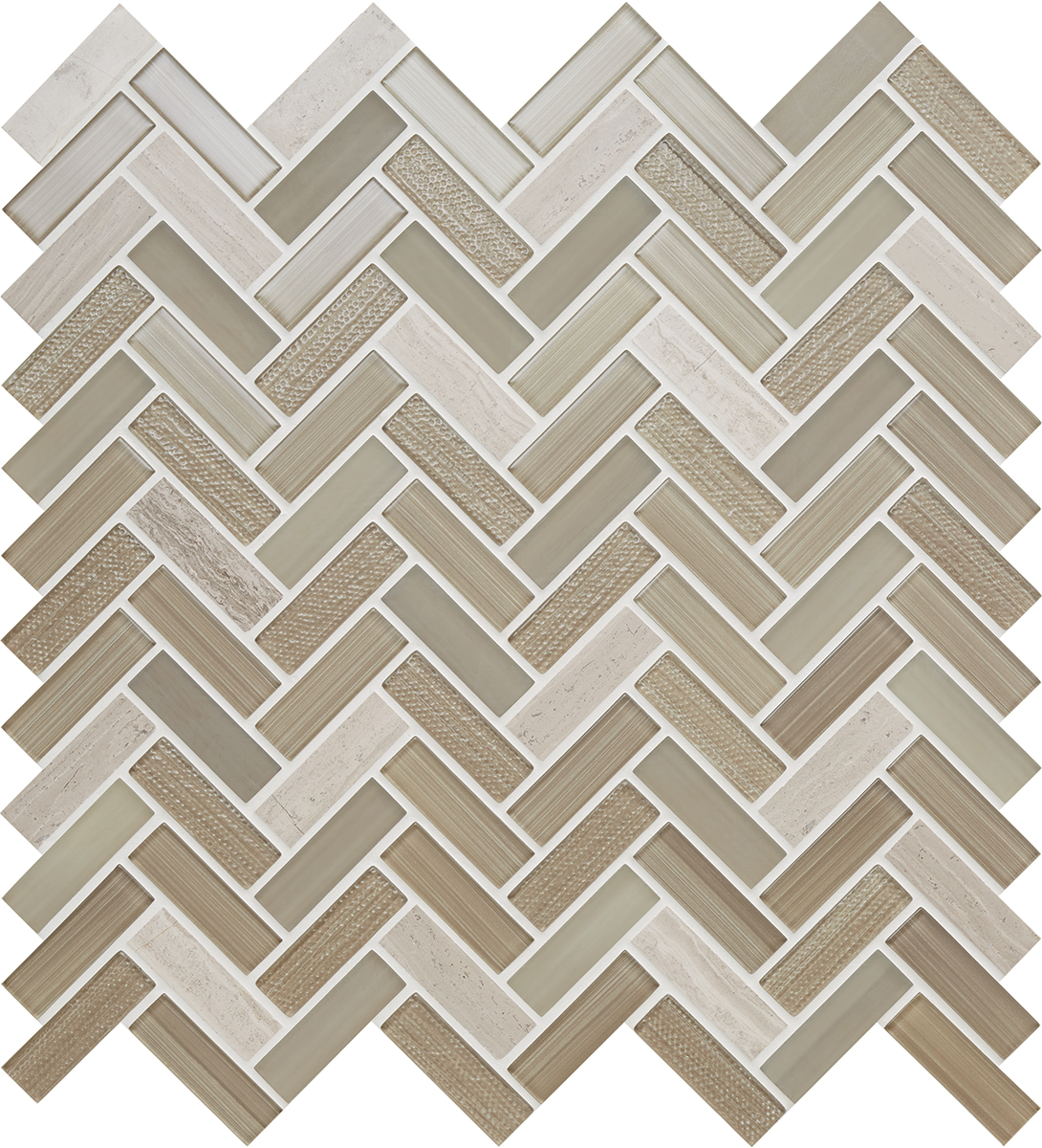 American Olean Accord Herringbone Mosaic