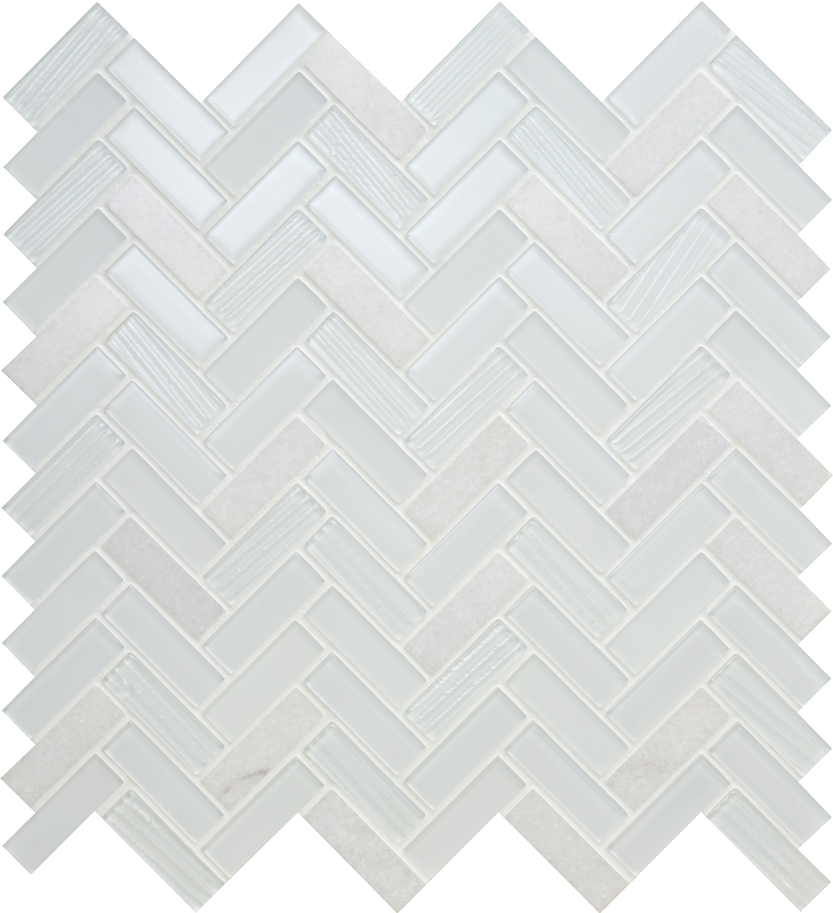 American Olean Bliss Herringbone Mosaic