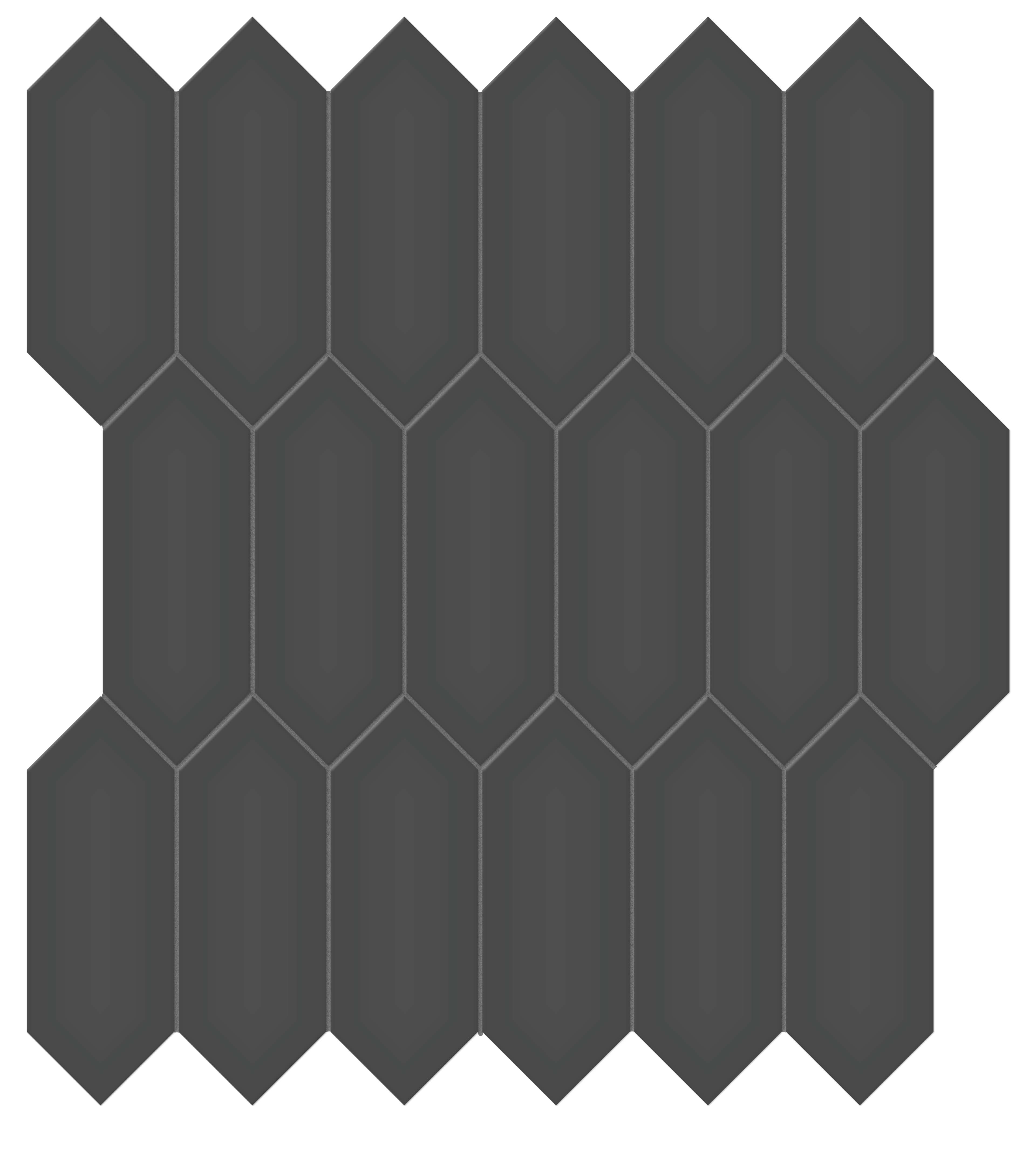 Timeless Jet Black 4x10 Beveled Ceramic Tile Glossy – Tilezz